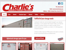 Tablet Screenshot of charliestrailers.com